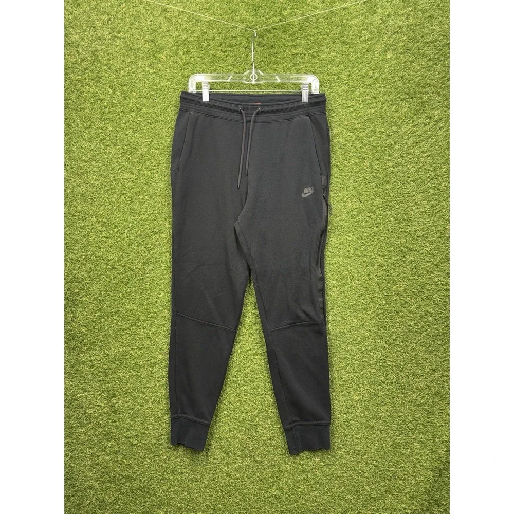 Nike Tech Fleece Jogger Pants Womens Medium Sweatpants Pull On Black 683800-010